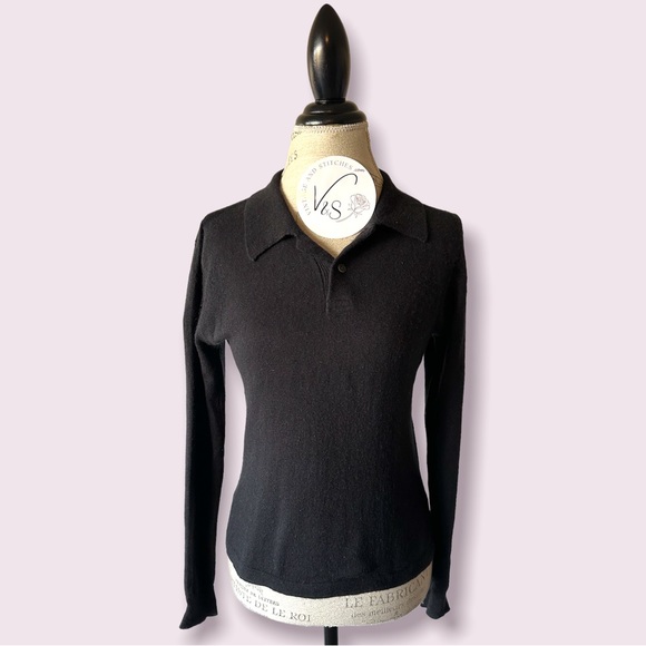 Ralph Lauren Collection Collared Pullover Sweater Small RARE